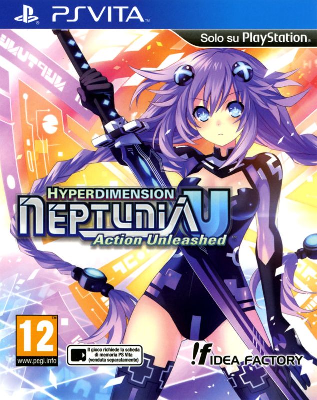 Hyperdimension Neptunia U: Action Unleashed box art for Playstation Vita